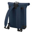 French Navy - Back - Bagbase Roll Top Backpack