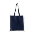 French Navy - Front - Westford Mill Plain Organic Cotton Tote Bag