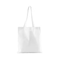White - Front - Westford Mill Plain Organic Cotton Tote Bag