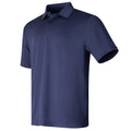 Midnight Navy-White-Midnight Navy - Front - Under Armour Mens Playoff 3.0 Micro-Stripe Polo Shirt