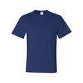 Royal - Front - JERZEES Dri-Power 50-50 T-Shirt with a Pocket