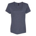 Charcoal Heather - Front - Hanes Perfect-T Womens V-Neck T-Shirt