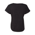 Vintage Black - Back - Next Level Womens Triblend Dolman T-Shirt
