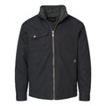 Black - Front - DRI DUCK Endeavor Canyon Cloth Canvas Jacket with Sherpa Lining