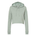 Sage - Front - Independent Trading Co. Womens Lightweight Crop Hooded Sweatshirt