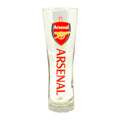 Clear - Front - Arsenal FC Official Wordmark Football Crest Peroni Pint Glass