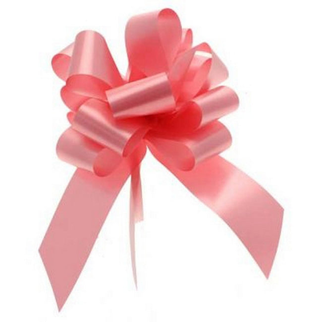 Pink - Front - Apac 50mm Pull Bows (Pack Of 20)