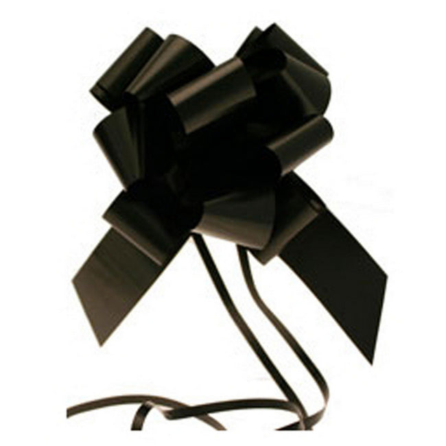 Black - Front - Apac 50mm Pull Bows (Pack Of 20)