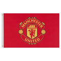 Red - Front - Manchester United FC Core Crest Flag