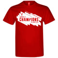 Red - Front - Liverpool FC Mens Champions League Winners T-Shirt