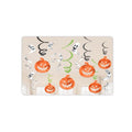 Multicoloured - Back - Amscan Halloween Pumpkins & Ghosts Swirl Decorations