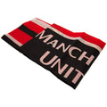 Red-Yellow-Black - Side - Manchester United FC Wordmark Crest Flag