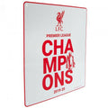 White - Back - Liverpool FC Premier League Champions 2020 Door Sign