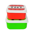 Red-Green-White - Back - Minecraft Pixel Lunch Pot (Pack of 2)