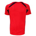 Red-Navy - Back - Arsenal FC Mens Official Football Crest Panel T-Shirt