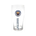 Clear - Front - Manchester City FC Official Football Crest Pint Glass