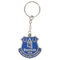 Silver-Blue - Front - Everton FC Official Metal Football Crest Keyring