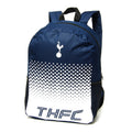 Navy-White - Front - Tottenham Hotspur FC Official Fade Football Crest Backpack-Rucksack