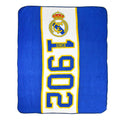 Blue - Front - Real Madrid CF Established Fleece Blanket