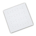 White - Front - Blue Canyon Square Rubber Shower Mat