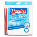 White - Front - Spontex Long Lasting Kitchen Cloths (Pack of 2)