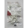 White - Back - Harrison Drape Curtain Hooks (Pack of 10)