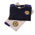 Navy-White - Back - Scotland FA Baby 2022-23 T-Shirt & Shorts Set
