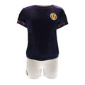Navy-White - Front - Scotland FA Baby 2022-23 T-Shirt & Shorts Set