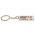 Silver-White - Back - Liverpool FC Street Sign Keyring