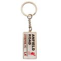 Silver-White - Front - Liverpool FC Street Sign Keyring