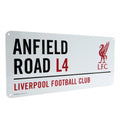 White - Front - Liverpool FC Official Street Sign