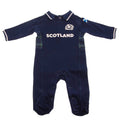 Navy Blue - Front - Scotland RU Baby 2023 Sleepsuit