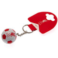 White-Red - Side - Liverpool FC Football Keyring