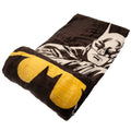 Black-White-Yellow - Back - Batman Premium Fleece Blanket