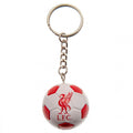White-Red - Front - Liverpool FC Football Keyring