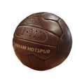 Brown - Side - Tottenham Hotspur FC Official Retro Heritage Leather Ball