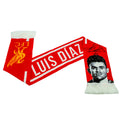 Red-White - Side - Liverpool FC Luis Diaz Scarf