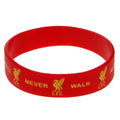 Red - Front - Liverpool FC Official Silicone Wristband