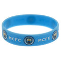Sky Blue - Front - Manchester City FC Official Silicone Wristband
