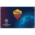Multicoloured - Front - AS Roma Champions League Flag