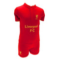 Red - Front - Liverpool FC Childrens-Kids 2012-13 T Shirt And Short Set
