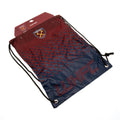 Red-Navy - Back - West Ham United FC Fade Design Drawstring Gym Bag