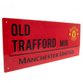 Red-Black - Front - Manchester United FC Street Sign