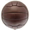 Brown - Side - Manchester City FC Retro Leather Heritage Football