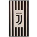 Black-White - Front - Juventus FC Stripes Towel