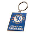 Blue - Front - Chelsea FC Unisex Adults Deluxe Keyring