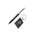 Black-Silver - Front - Manchester City FC Pen and Keyring Set