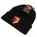 Black - Back - Watford FC Adults Unisex Knitted Hat