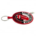 Black-White-Red - Back - The Rolling Stones Woven Keyring