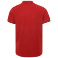 Red - Back - Liverpool FC Childrens-Kids Polo Shirt